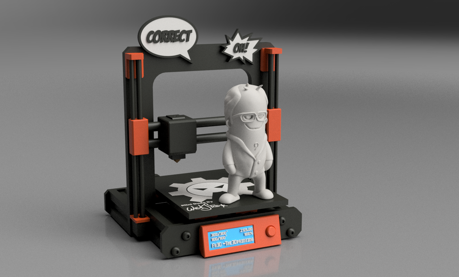 Diorama for Mini Dude by Wekster