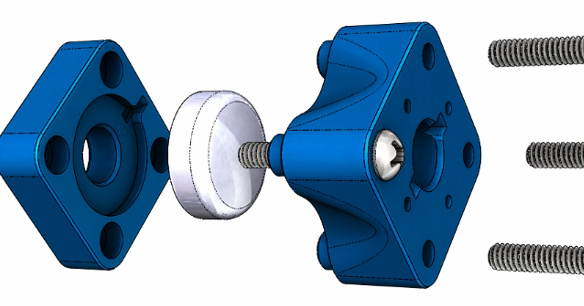 F1 Drill Jig Freeze Plug (requires hardware) by echoromeo Download free STL model
