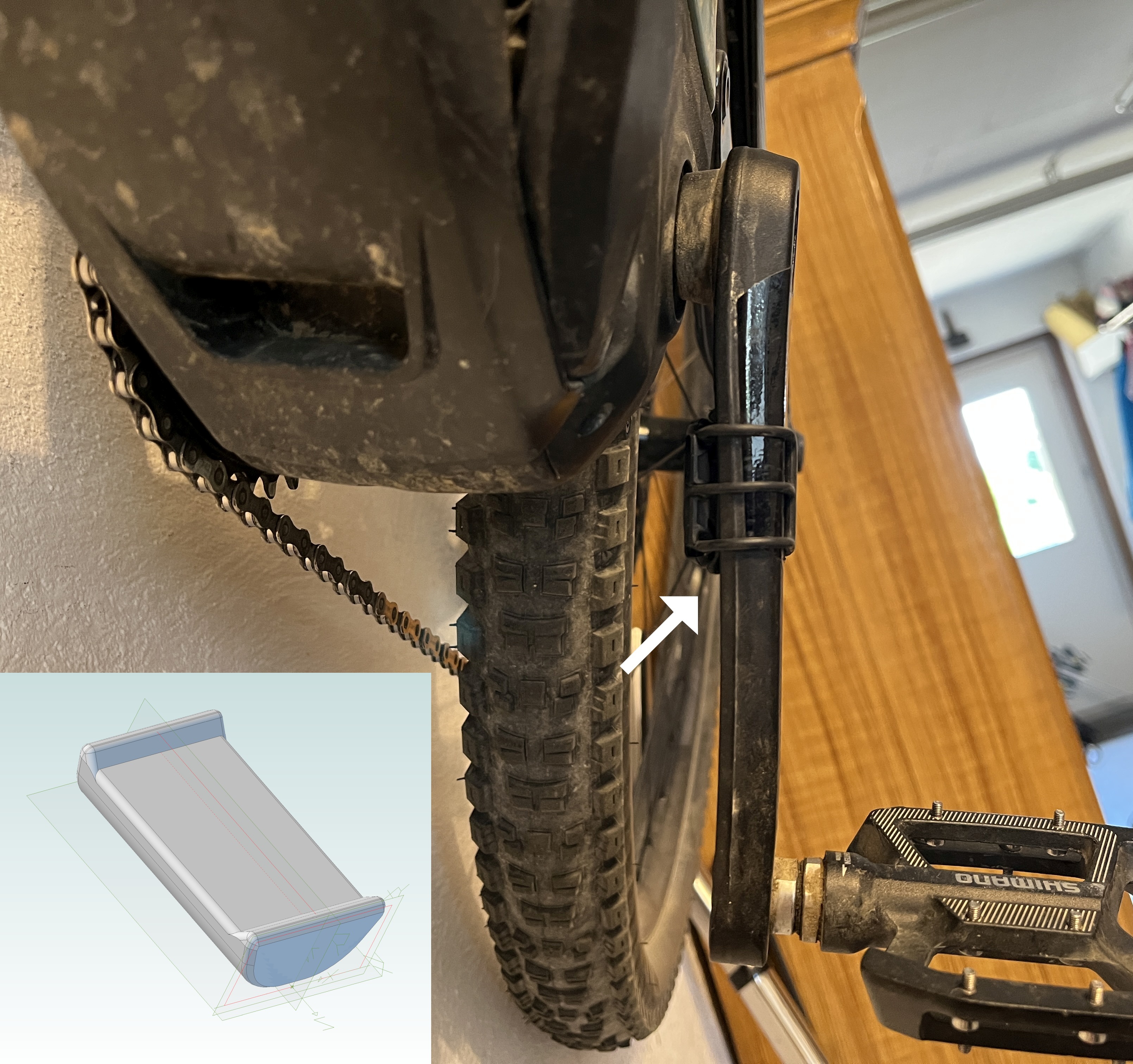 MTB-Adapter: Garmin Trittfrequenz-Sensor für Turativ-Kurbel 3D model