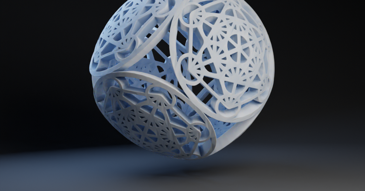 Sacred Geometry Ornament by Peter Farell | Download free STL model ...