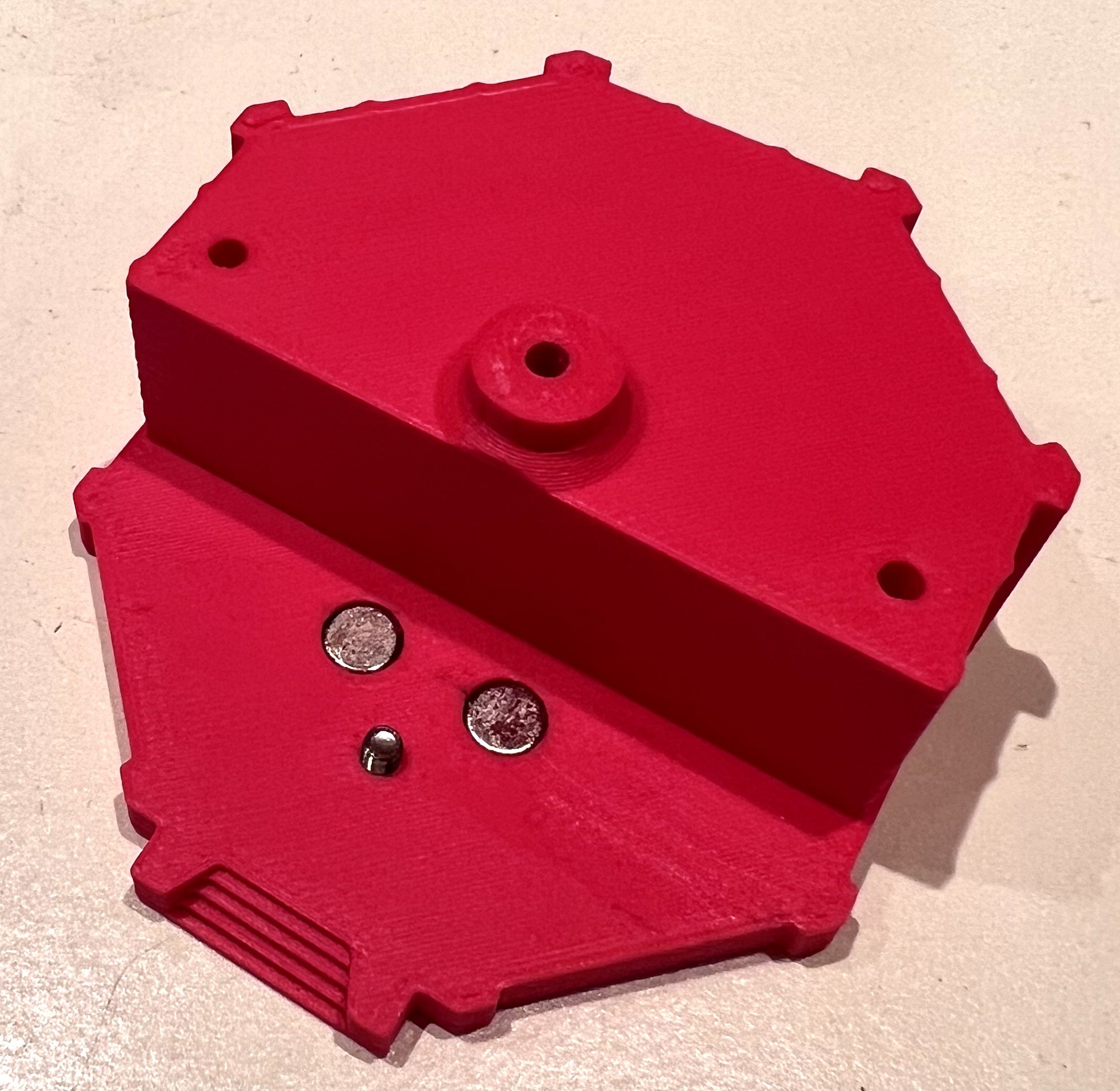Base with a bolt for 3D Printy Dracula's Tower Puzzle Box