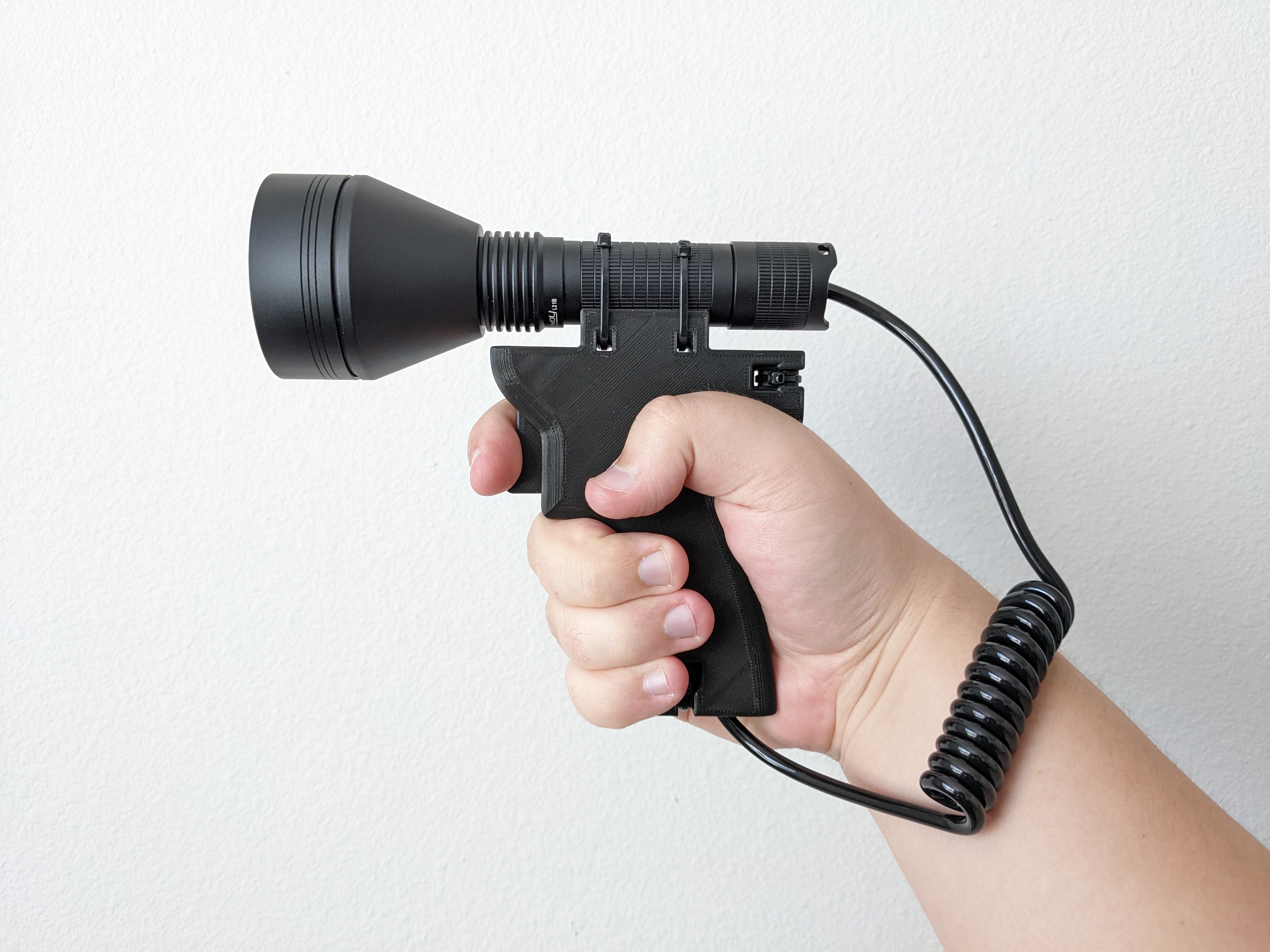 Pistol Grip for Convoy Flashlights by Tactical Grizzly Download free