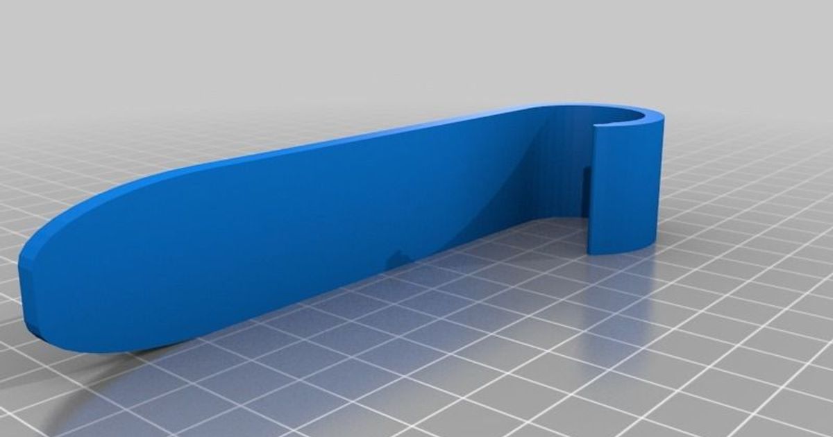 Wire Rack Paper Towel Holder Elongated by DarthKevin Download free STL model