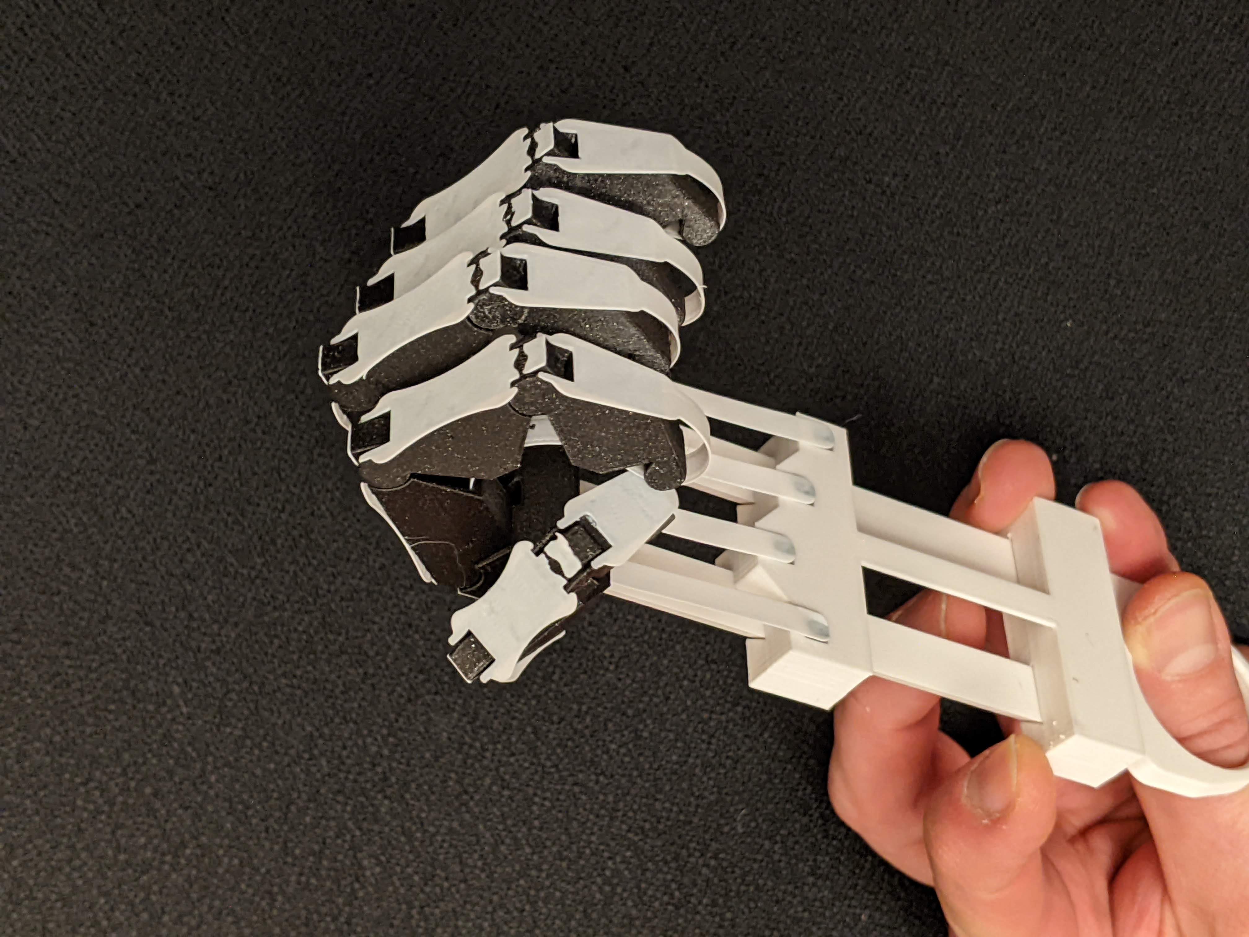 Miniatura 3 do modelo 3D Robotic Skeleton Hand