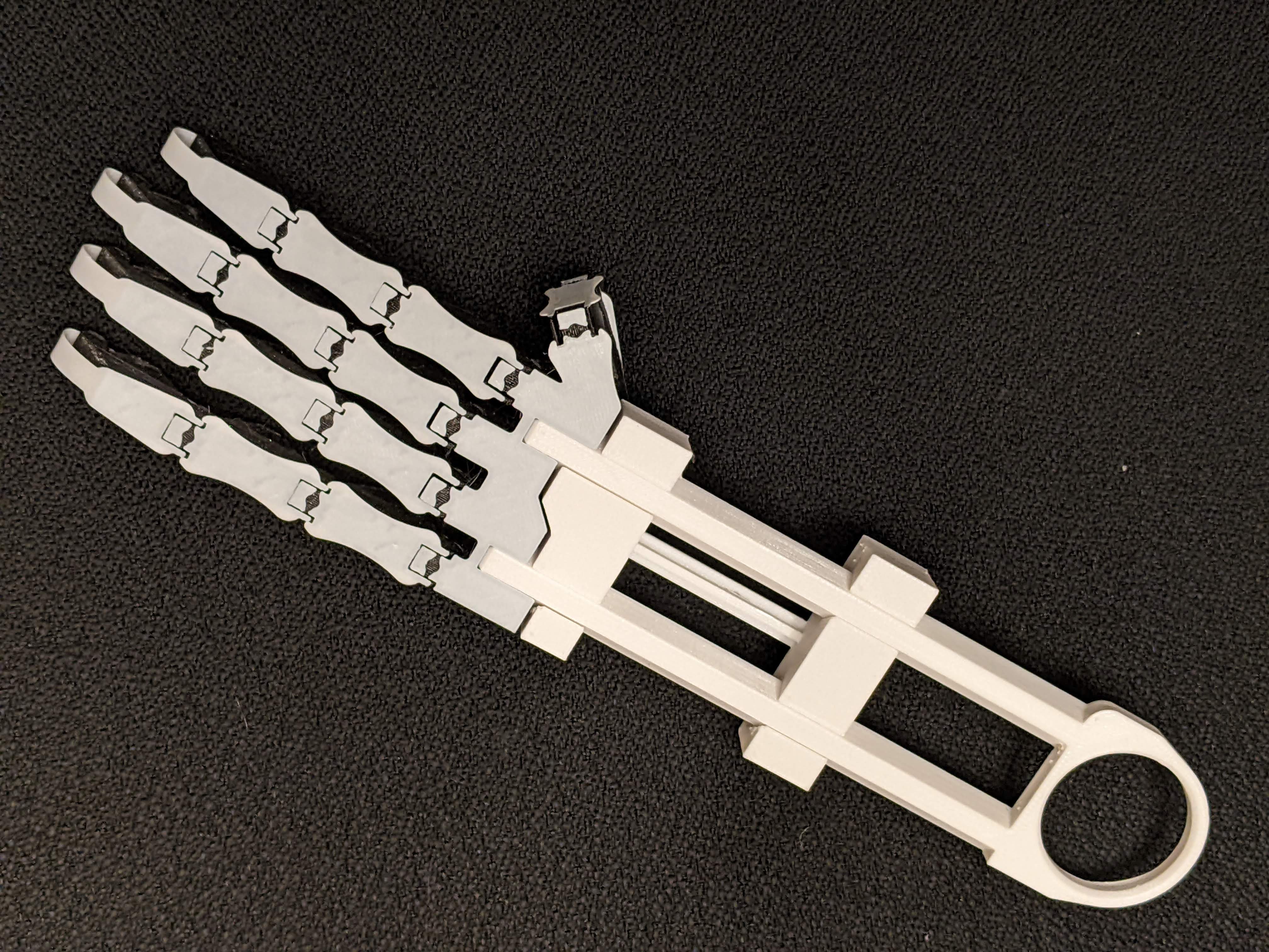 Miniatura 7 do modelo 3D Robotic Skeleton Hand