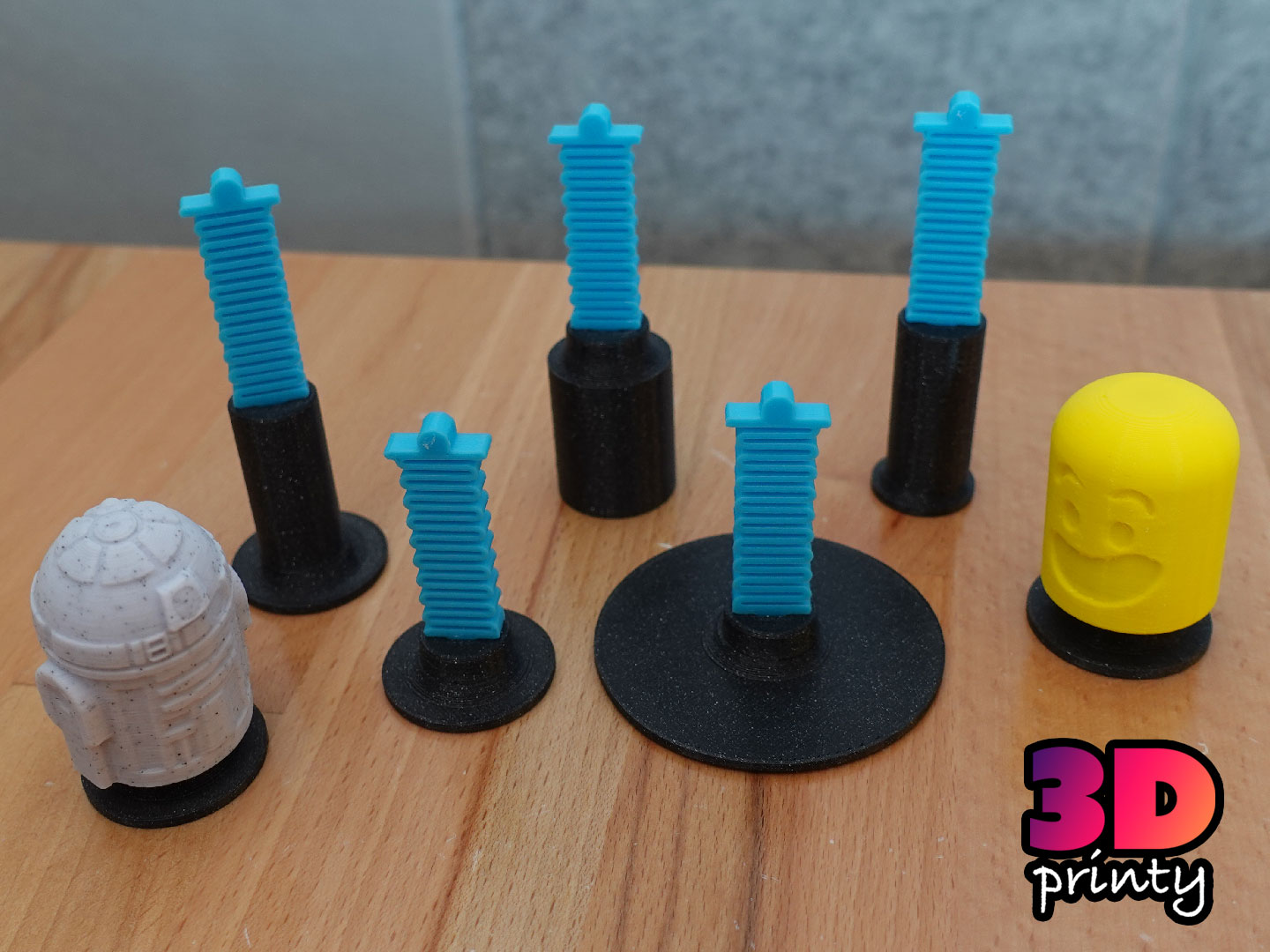 Parametric Bobblehead Bases 3D model thumbnail