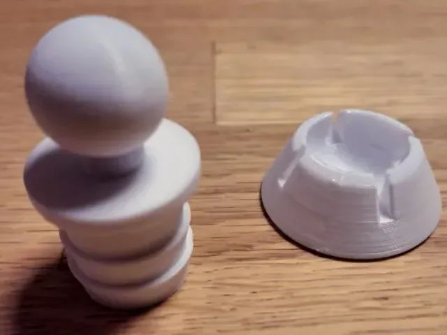 Ikea Patrik chair leg repair #2