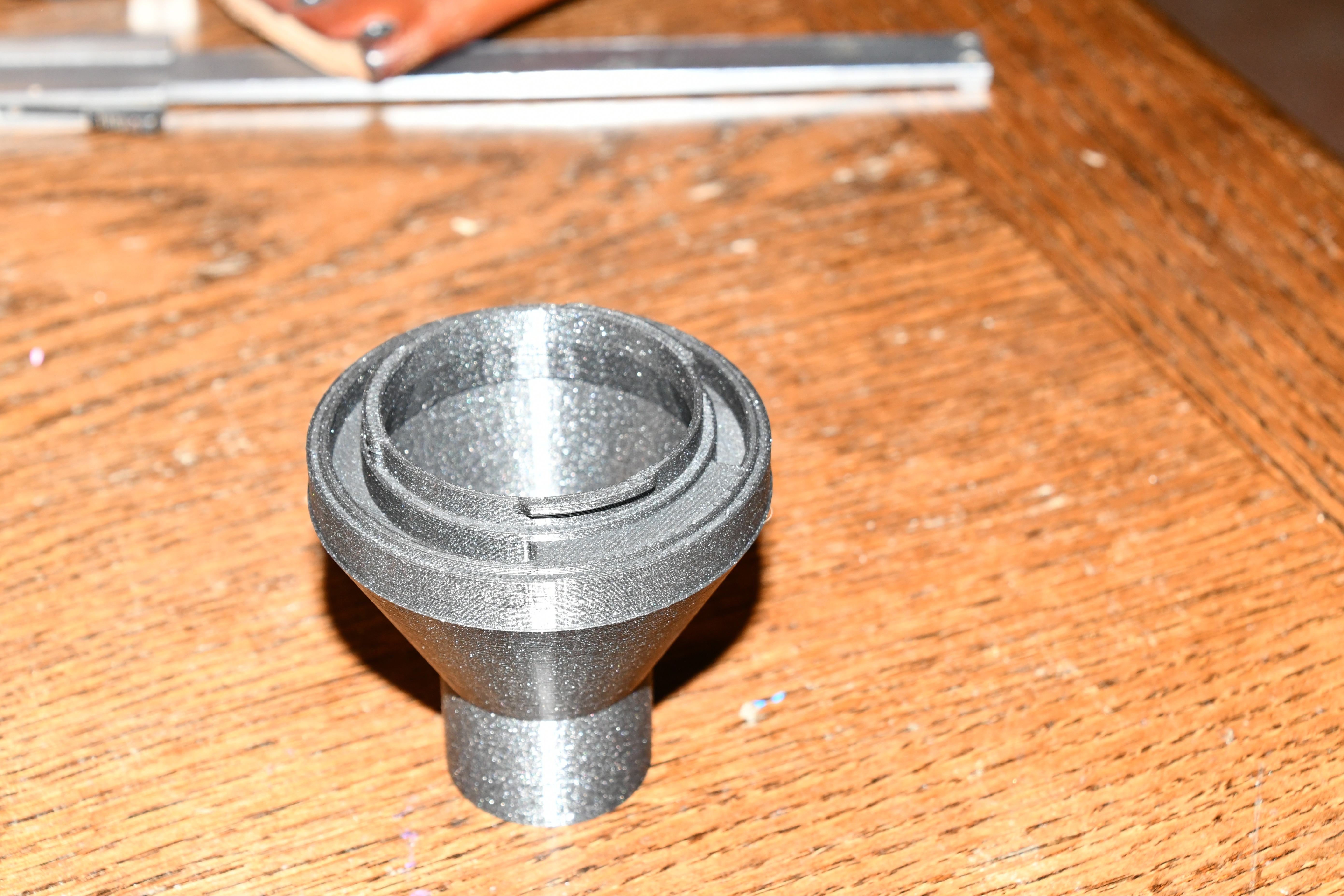 Miniatura 2 do modelo 3D Nikon F mount microscope adapter