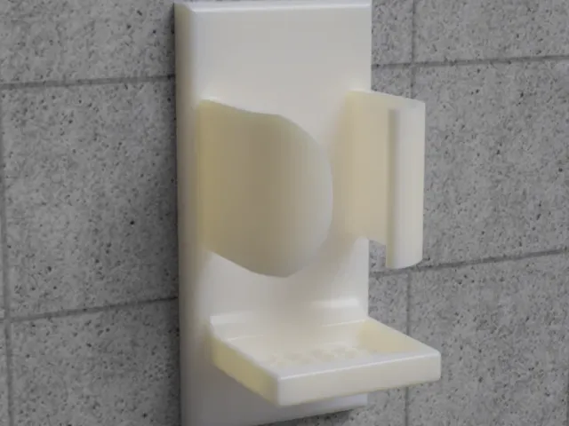 Wall Mounted Toothbrush/Toothpaste Holder
