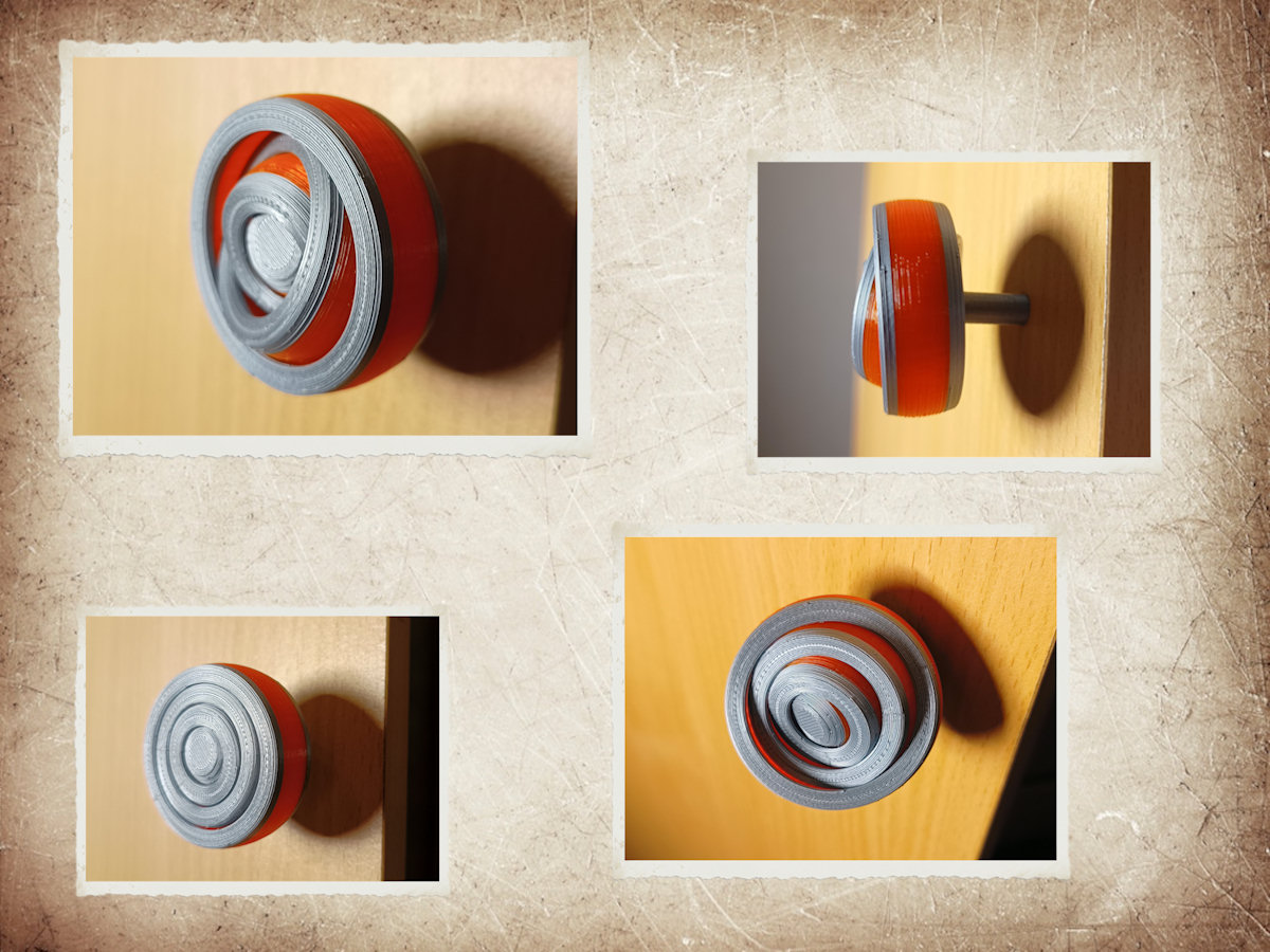 Rotating Rings Toy Cabinet/Drawer Knob