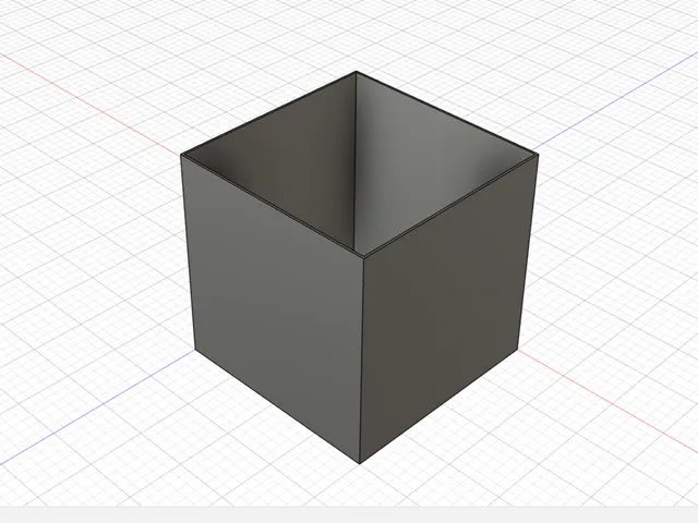 Filament Flow Test Cube Hollow