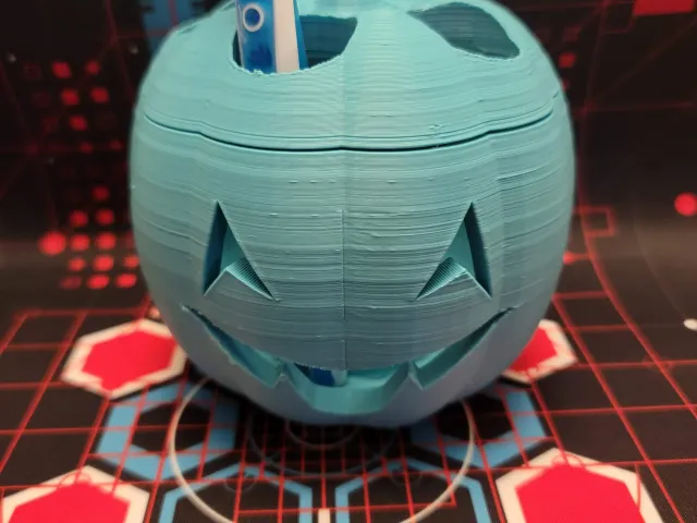 Jack-O-Lantern Toothbrush Holder