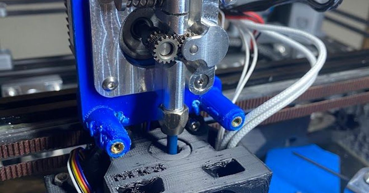 Extruder Mount Microswiss Geared Afterburner by Vette6T8 | Download ...