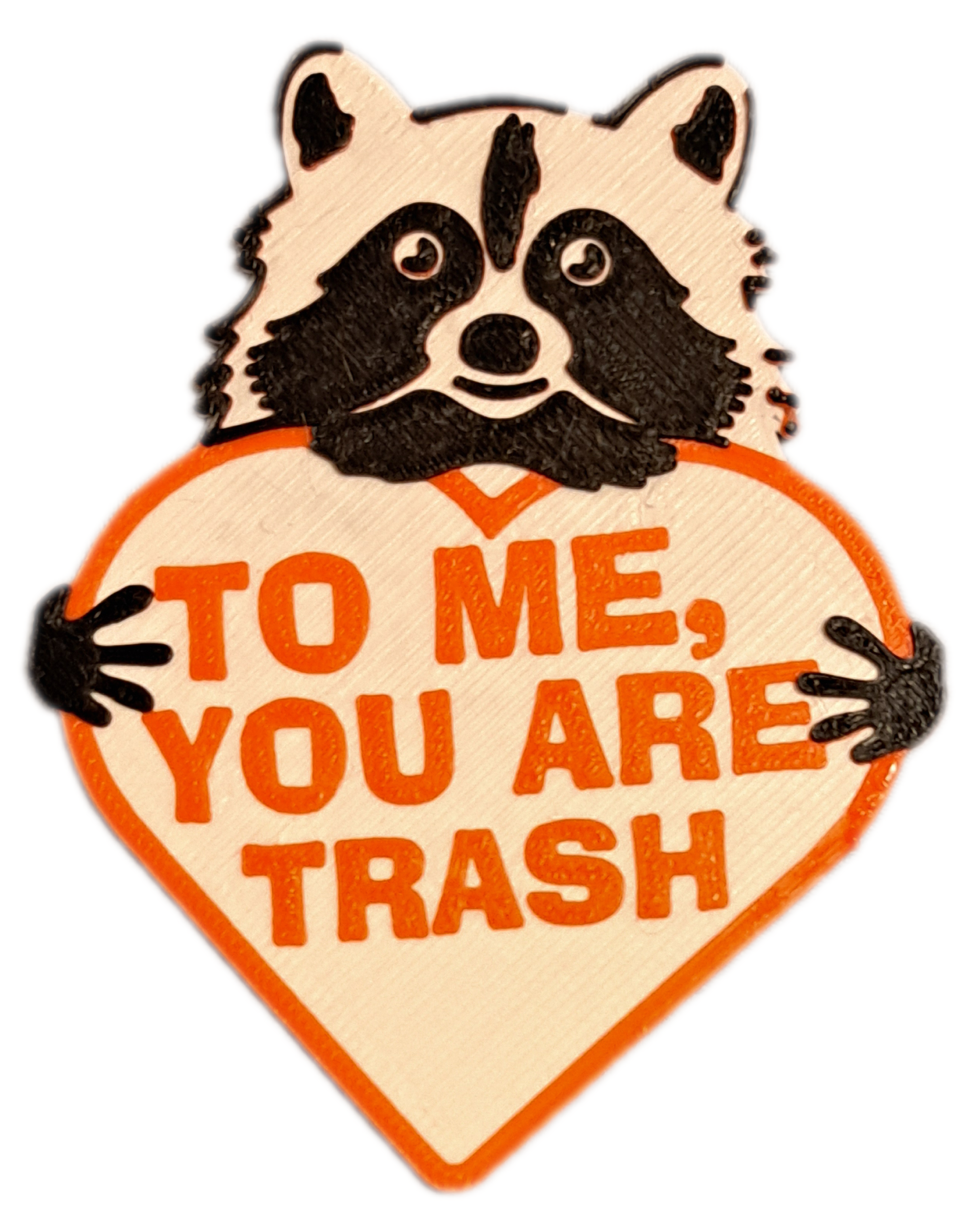 To Me, You Are Trash sign.. Custom Rick Roll QR REMIX