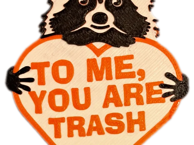 To Me, You Are Trash sign.. Custom Rick Roll QR REMIX