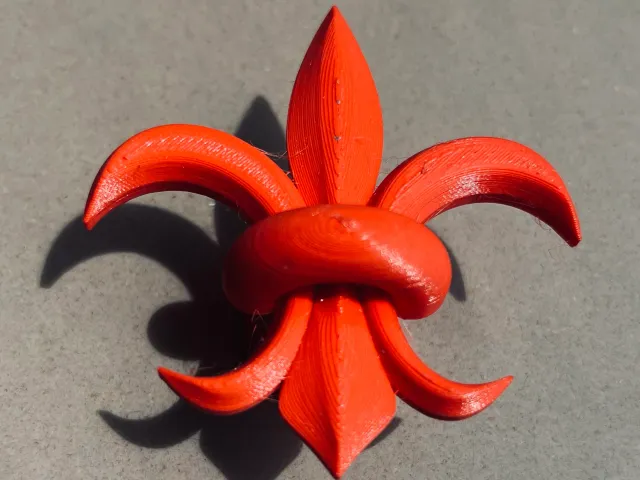 Flor de Lis Drawer Handle