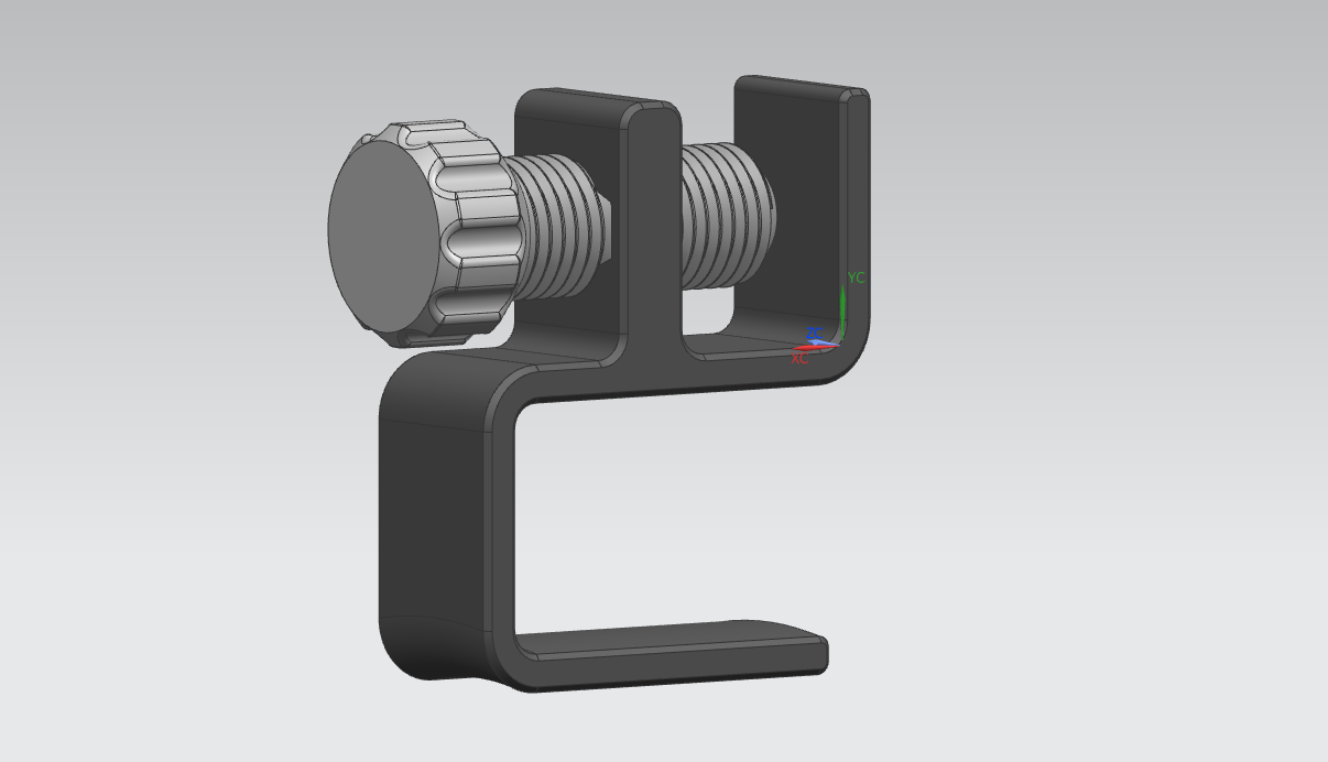 Miniatura 6 do modelo 3D Headphone Table Hanger - Vertical