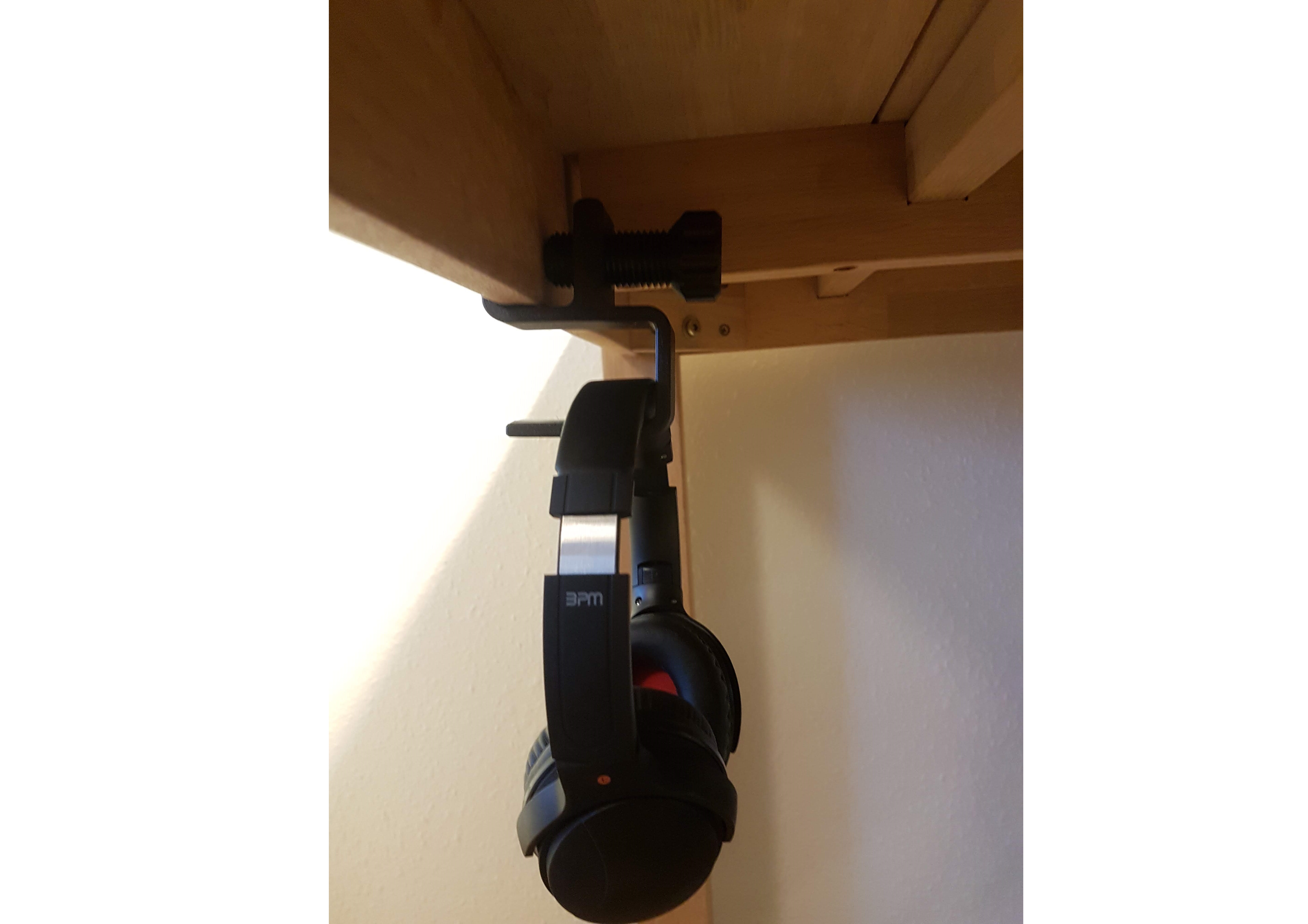 Miniatura 3 do modelo 3D Headphone Table Hanger - Vertical