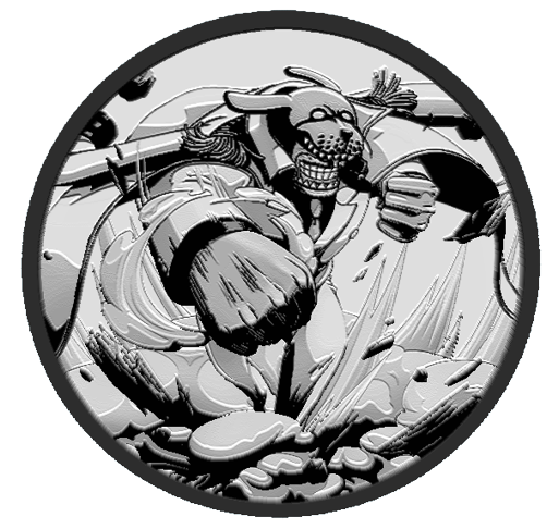 Monkey D garp One Piece Coaster V2 By Tecnoculebras Download Free STL on-brand-one-night-youth-ministry-hub