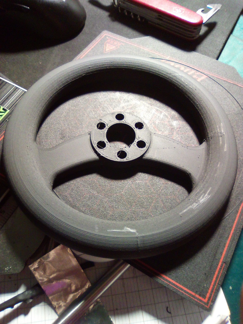 Mini simple steering wheel