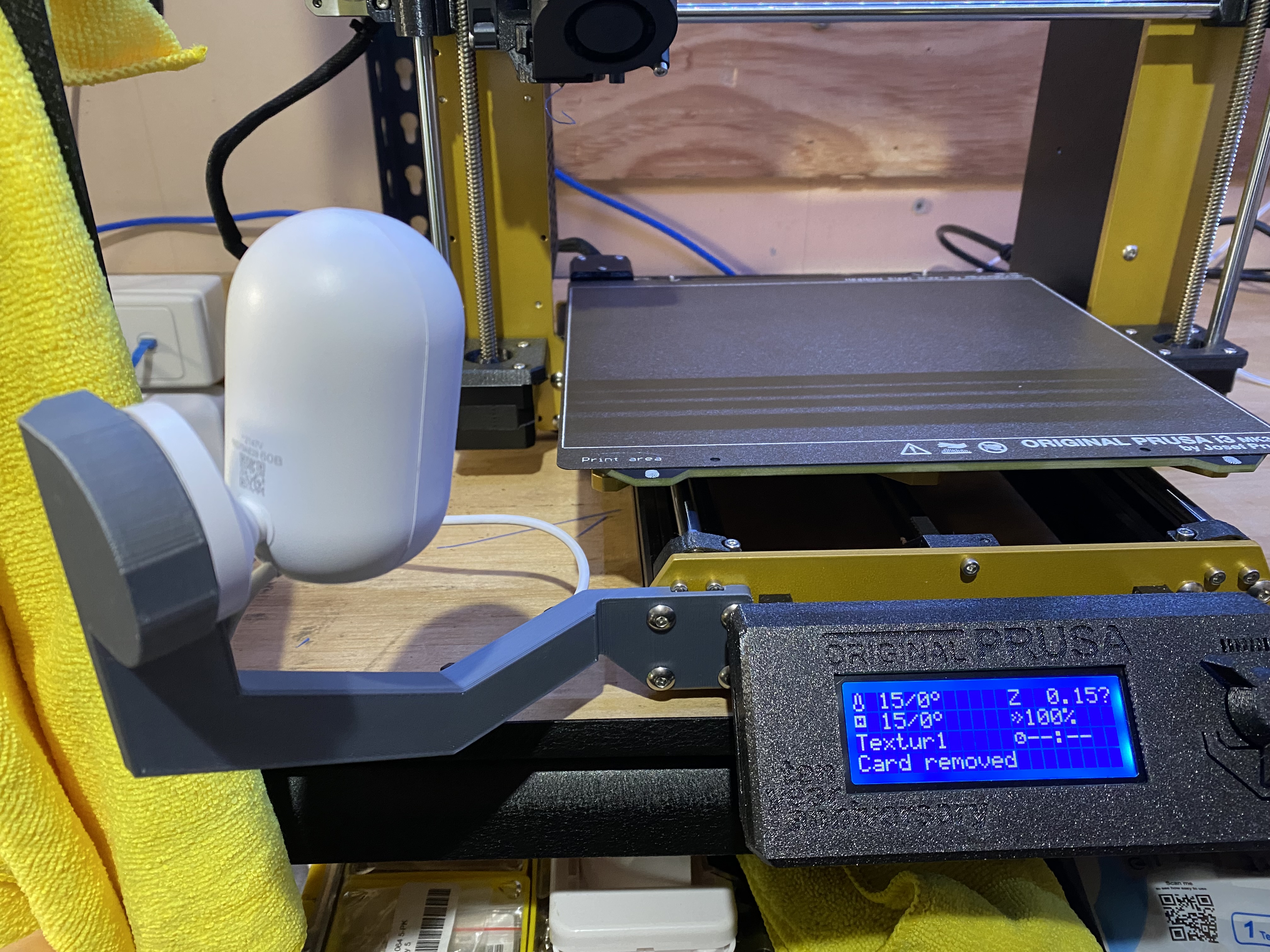 Prusa MK3S Camera Stand for unifi G3 Instant