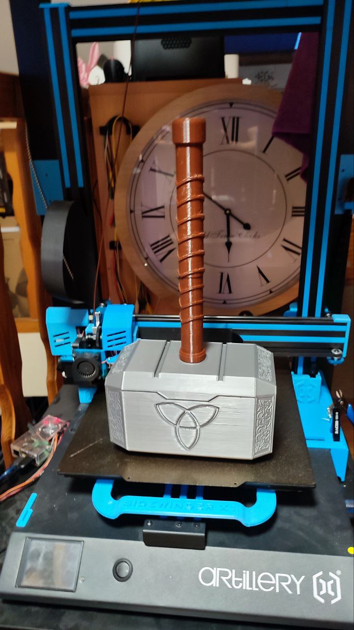 Mjolnir - Thor's Hammer -> easy to print!