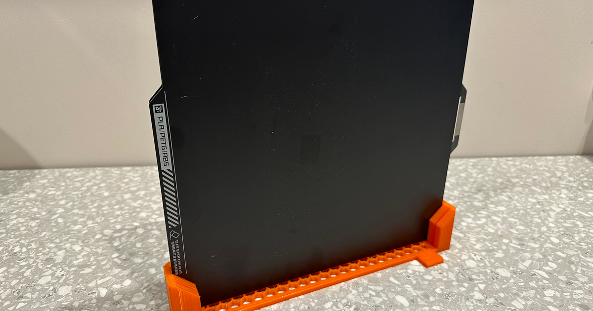 Stable Bambu Lab X1C plate holder by Mark Download free STL model