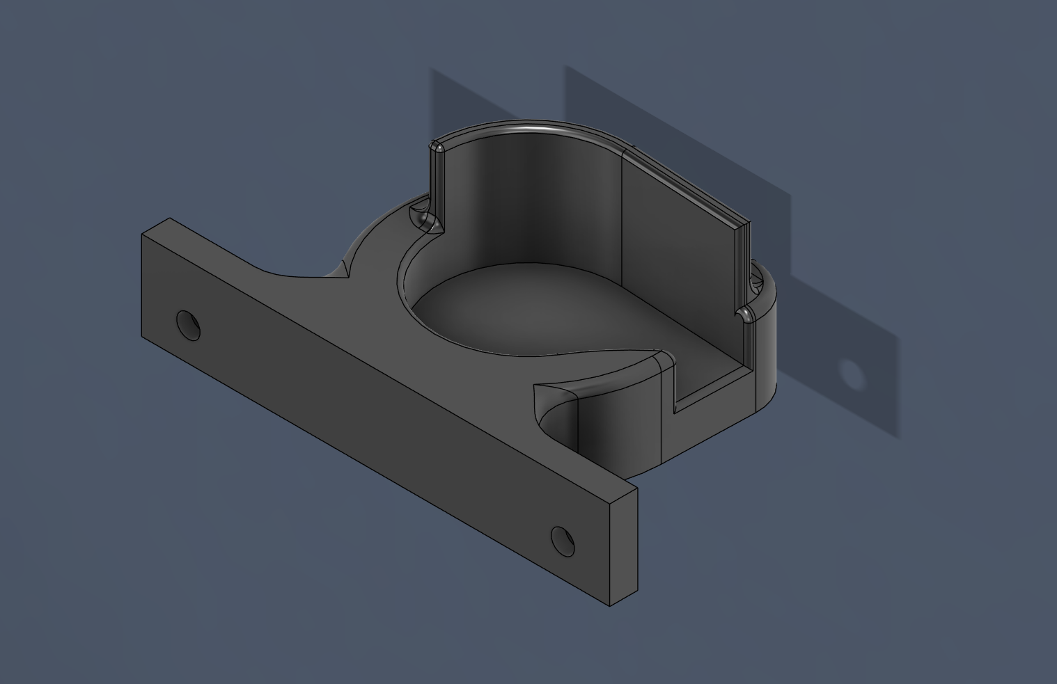 FritzBox 5530/7530 AX Wallmount/Under-desk mount | FRITZ!Box — miniatura 4