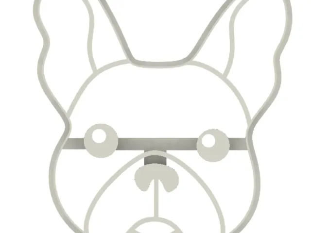French bulldog cookie cutter
