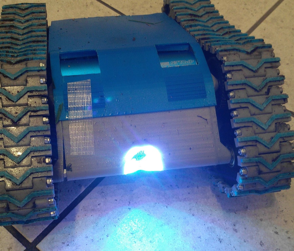 LED Mount for RC speed tank