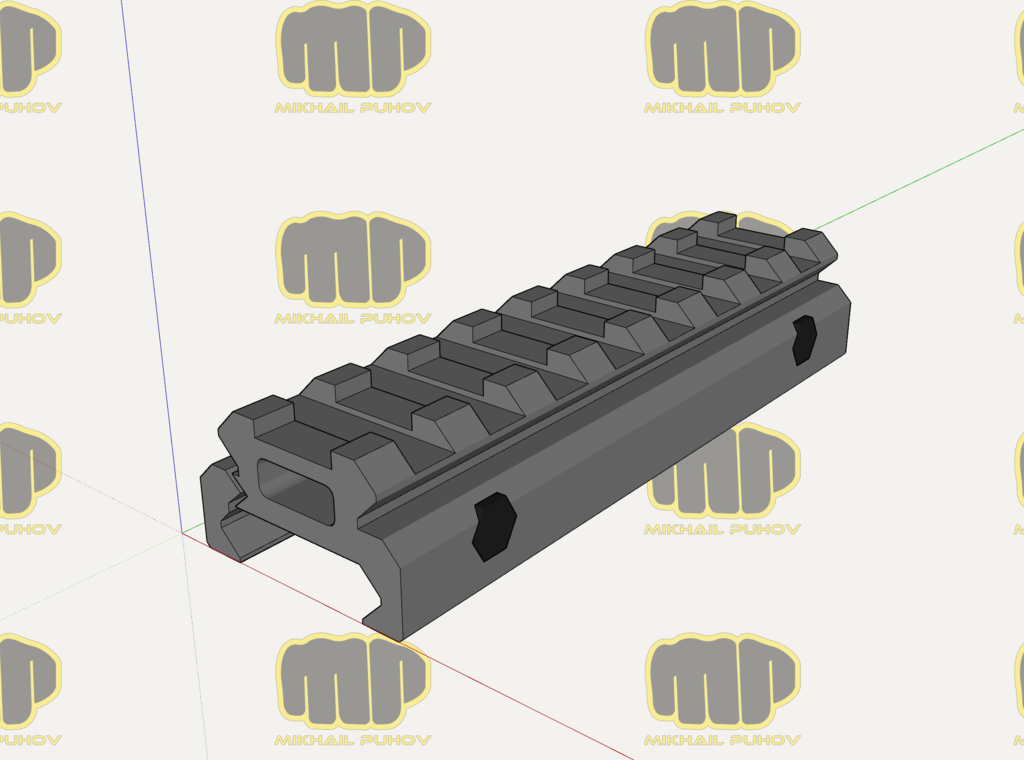Планка повышающая Veber 016 Weaver - 10mm by MFTuning | Download free ...