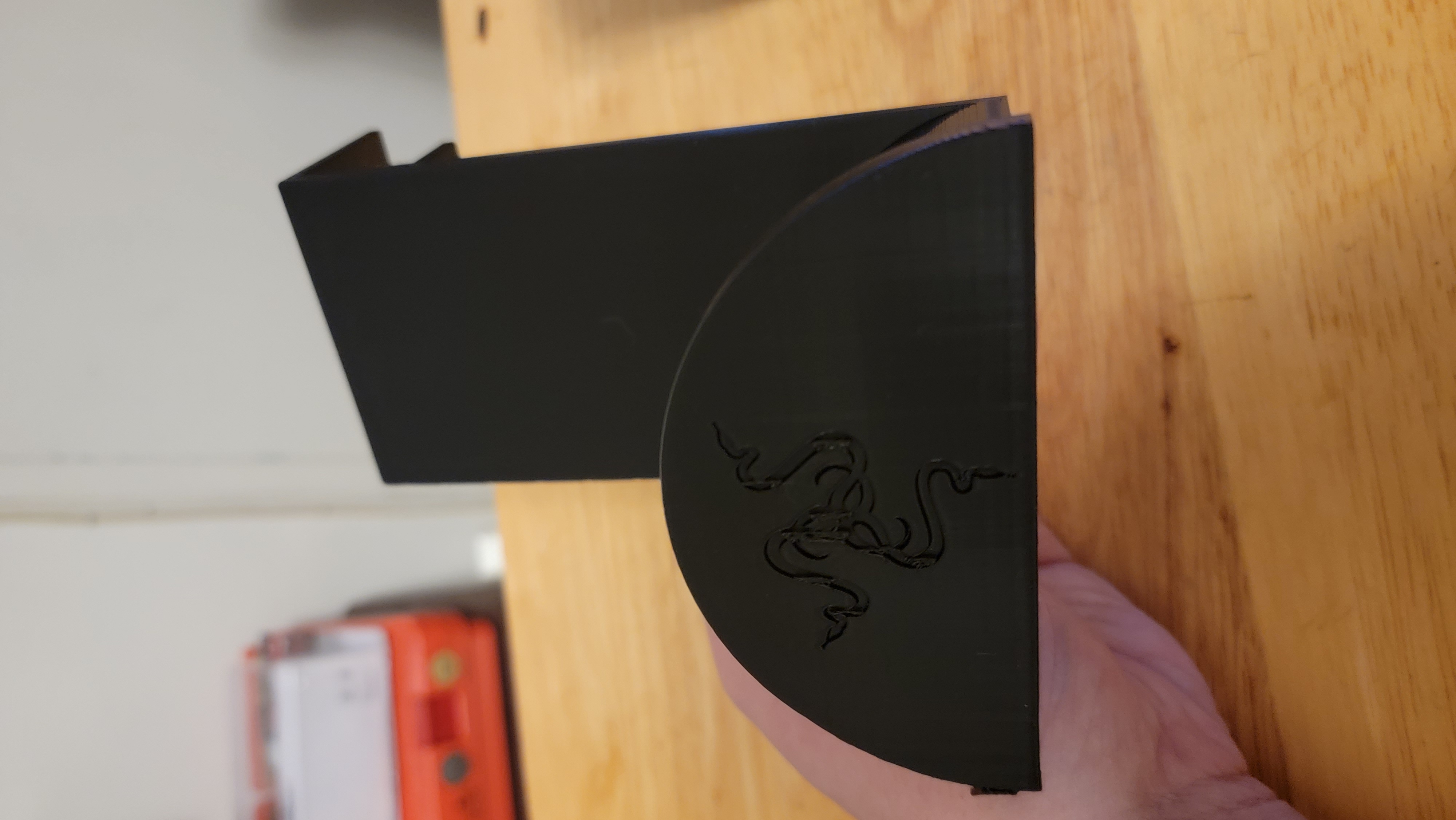 Headset Hanger (Razer logo) by Skald Download free STL model