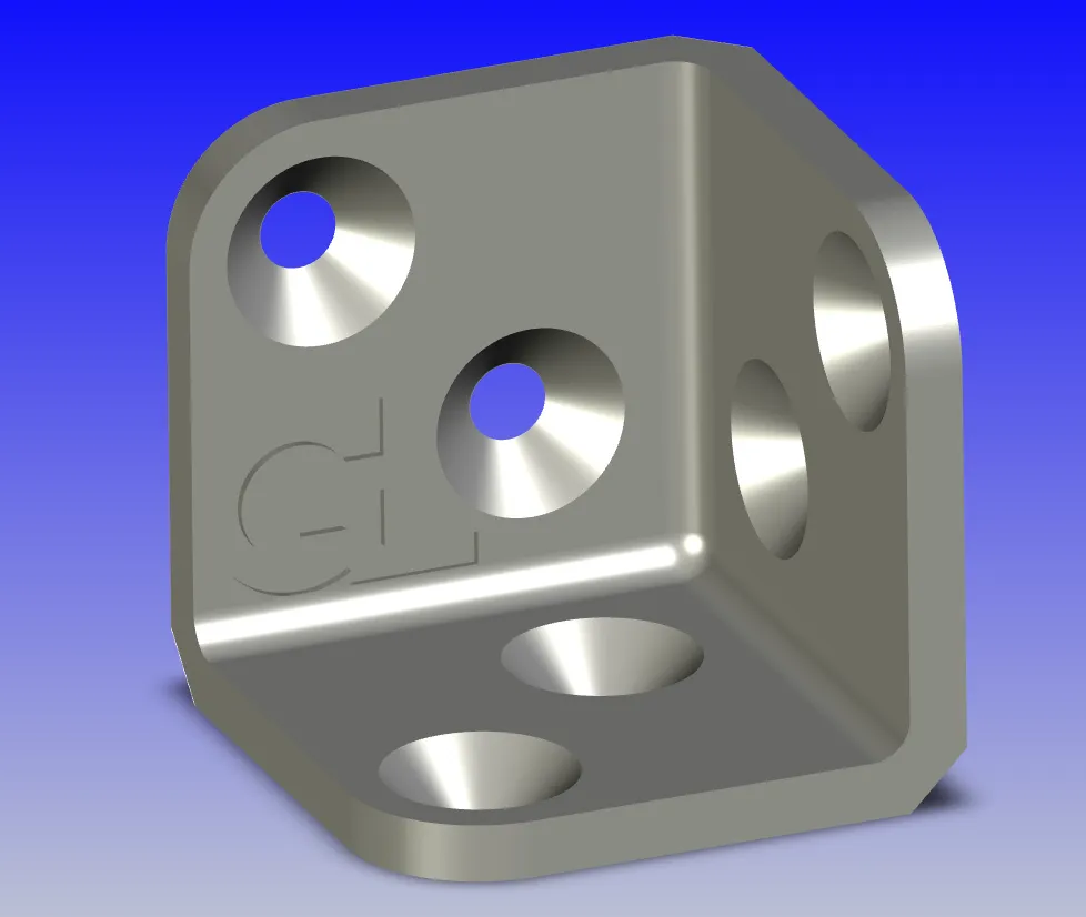 Bracket 3x90degr 30x30x30mm by GeertL | Download free STL model ...