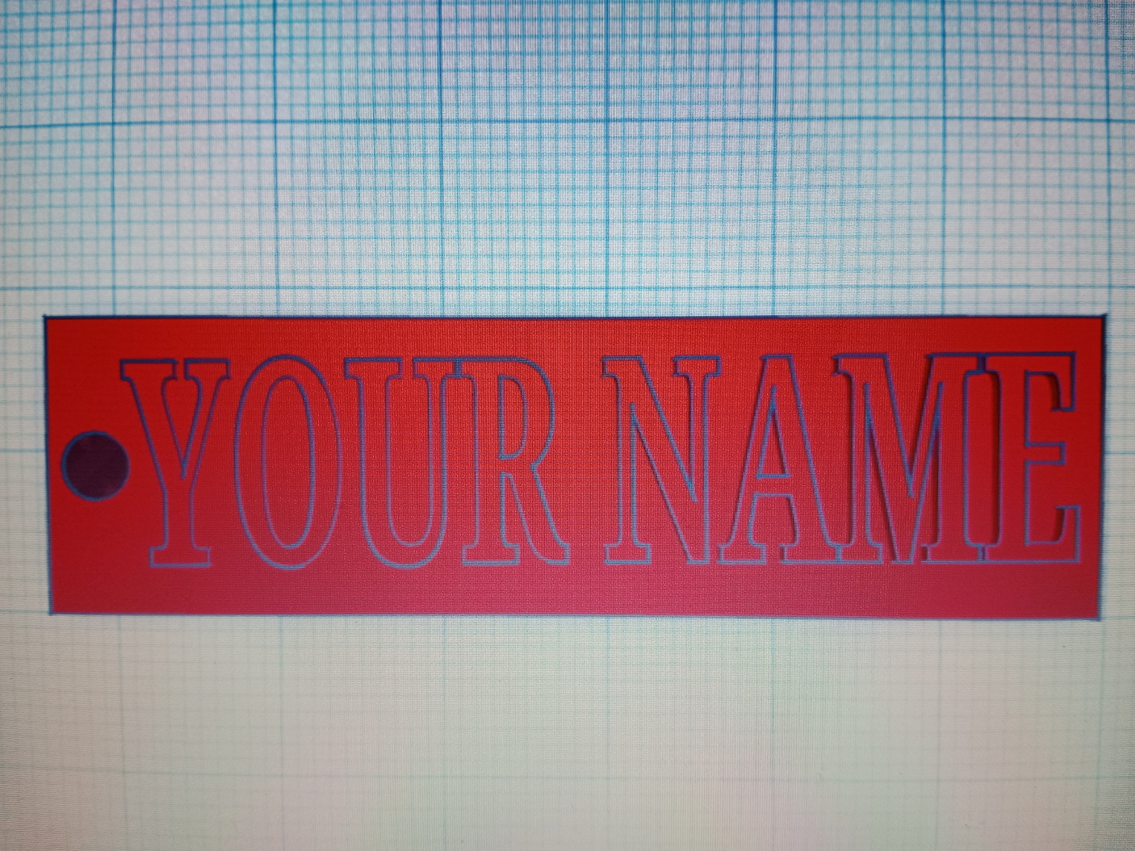 your name keychain