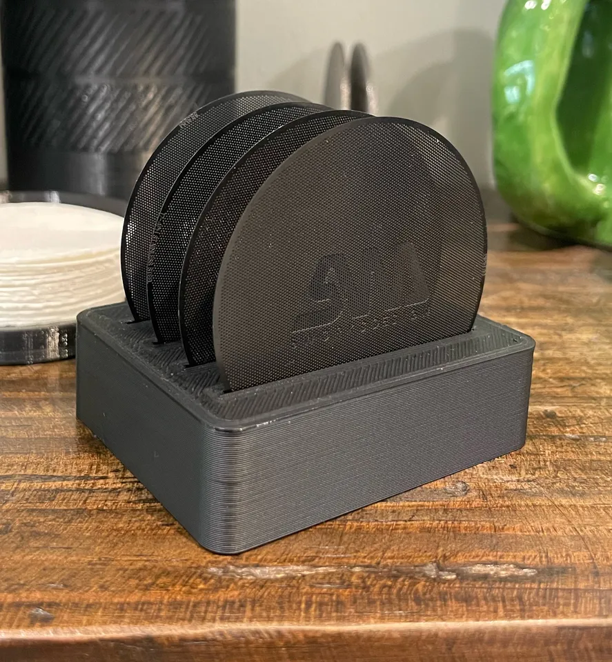 Siliconen Espresso Puck Stand Puck Screen Houder Compatibel voor 58mm 53mm 51mm Herbruikbare Koffiefilters Espressomachine Accessoires Mokka Achthoekige Filter Screen Houder Siliconen Espresso