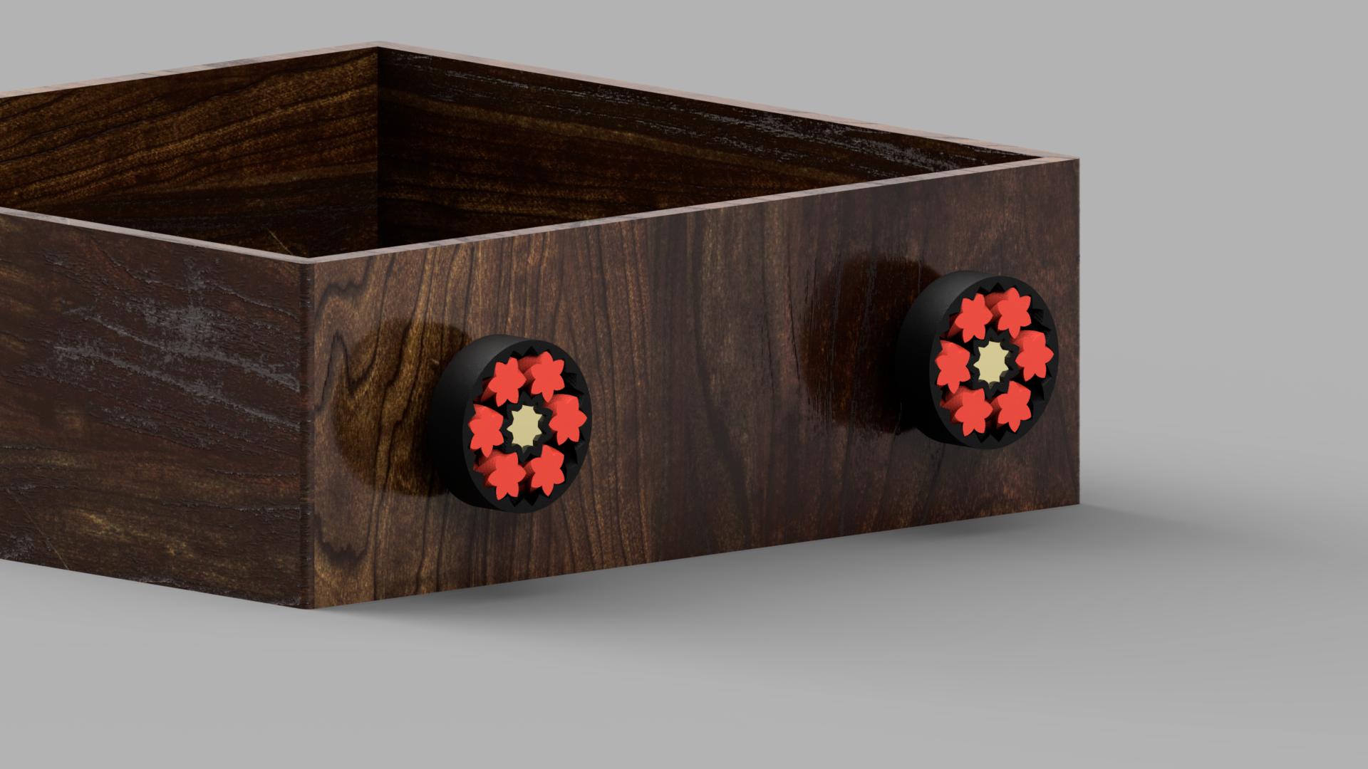 Helical/Planetary Gear Cabinet Knob