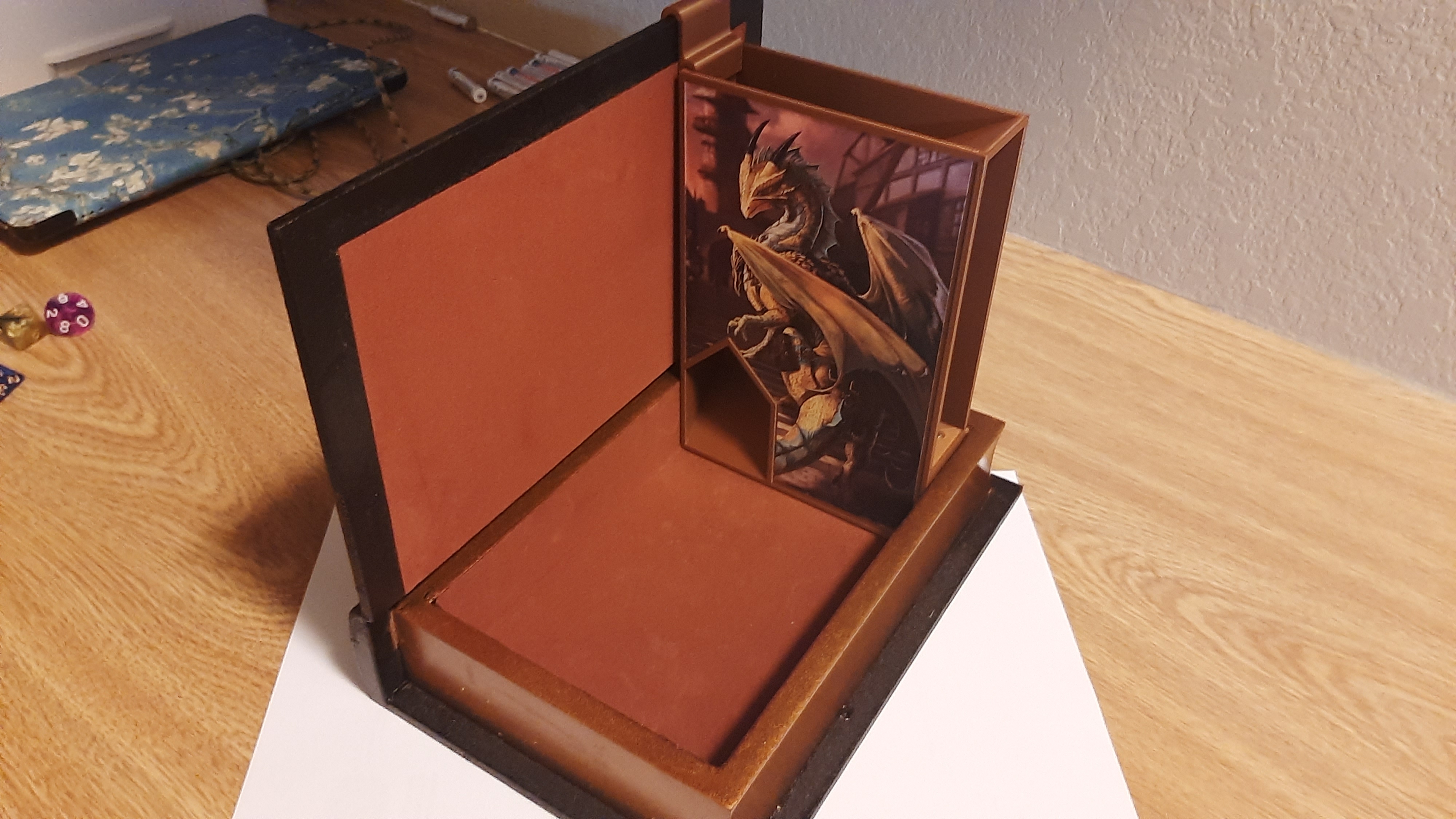 Dice Tower Bookbox Insert by Artist11d Download free STL model