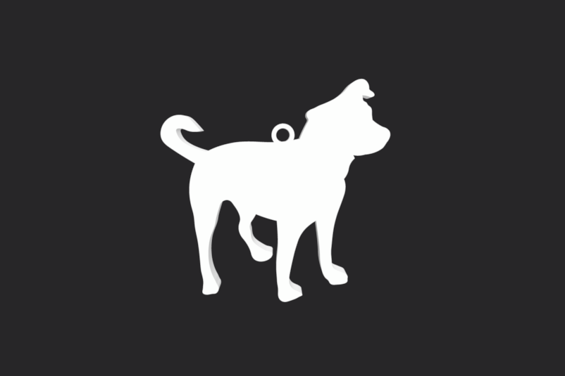 Dog Keychain