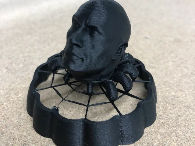 E3D spider but it's The Rock