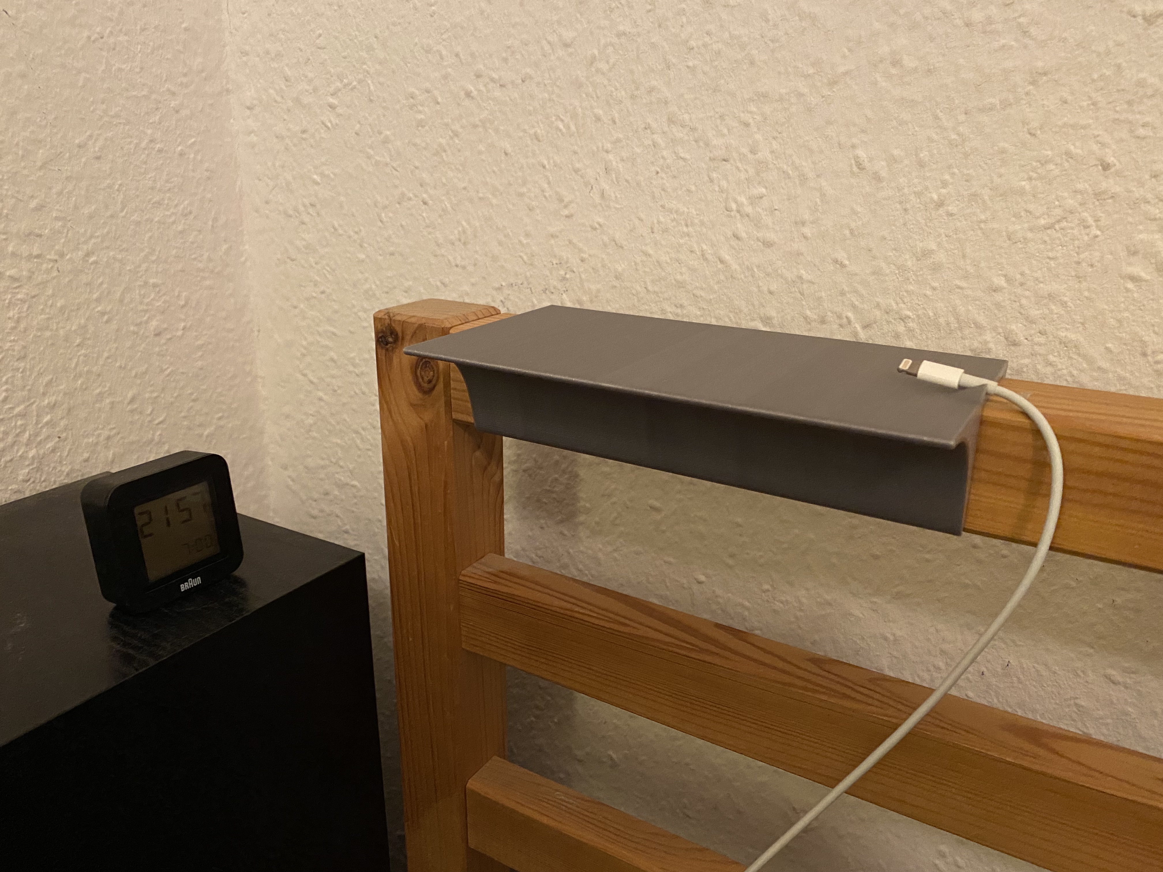 Bed mounted Phone Holder