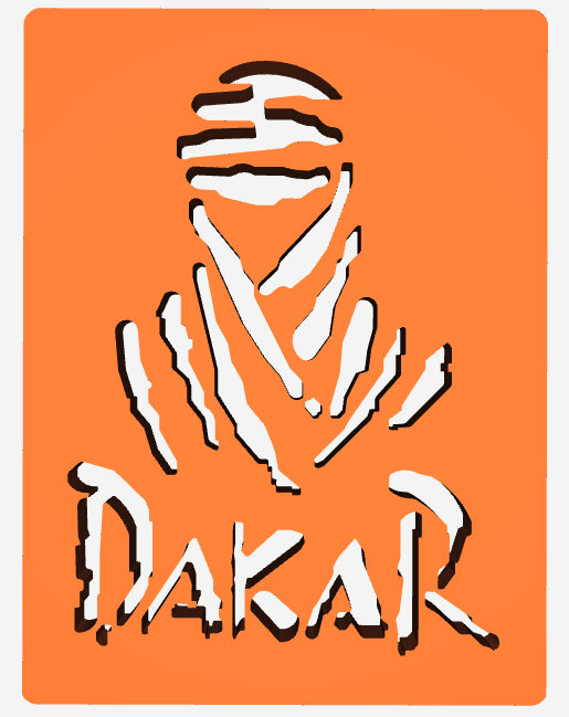 Dakar Logo Plate