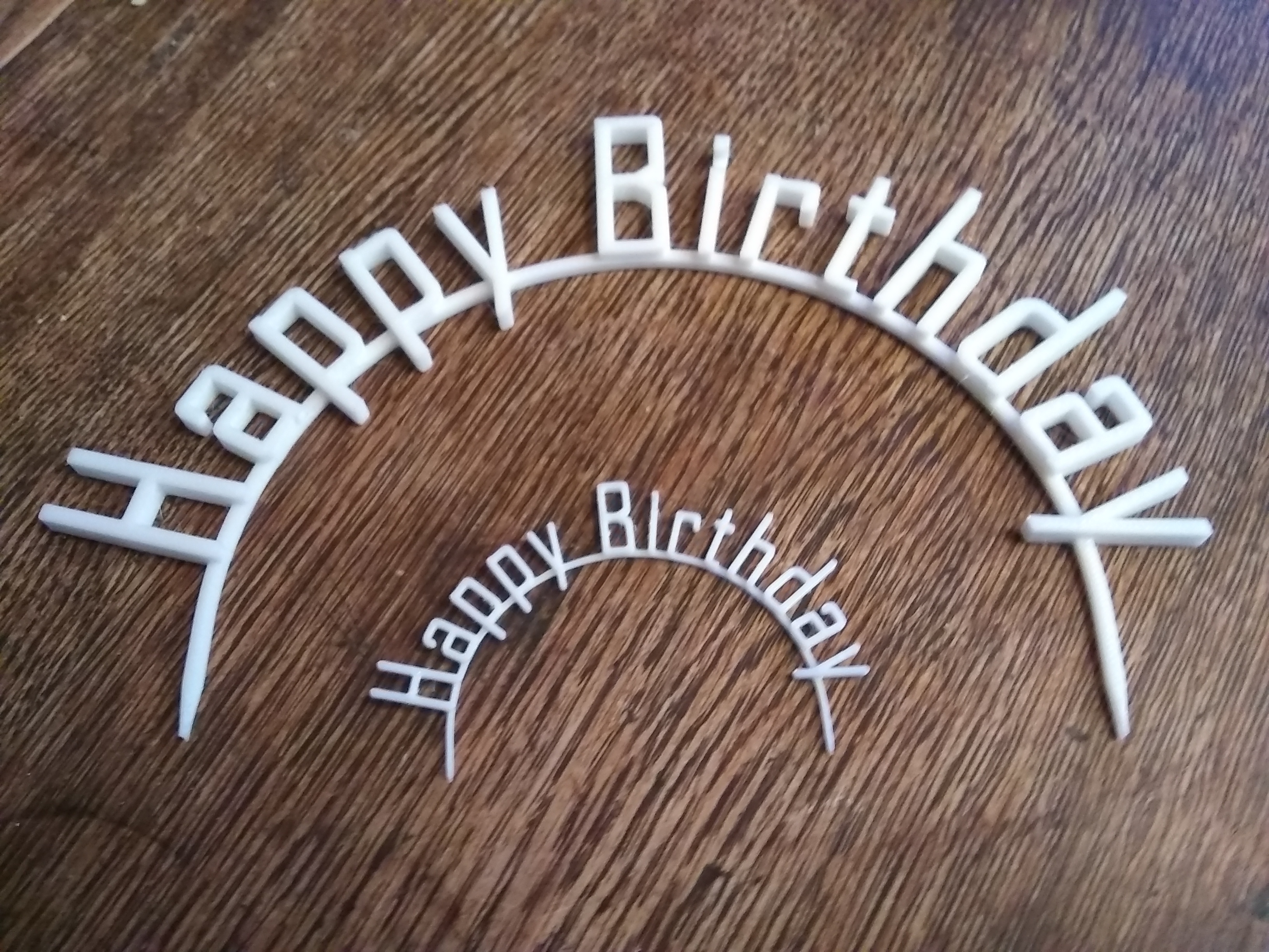 Happy Birthday Cake Topper