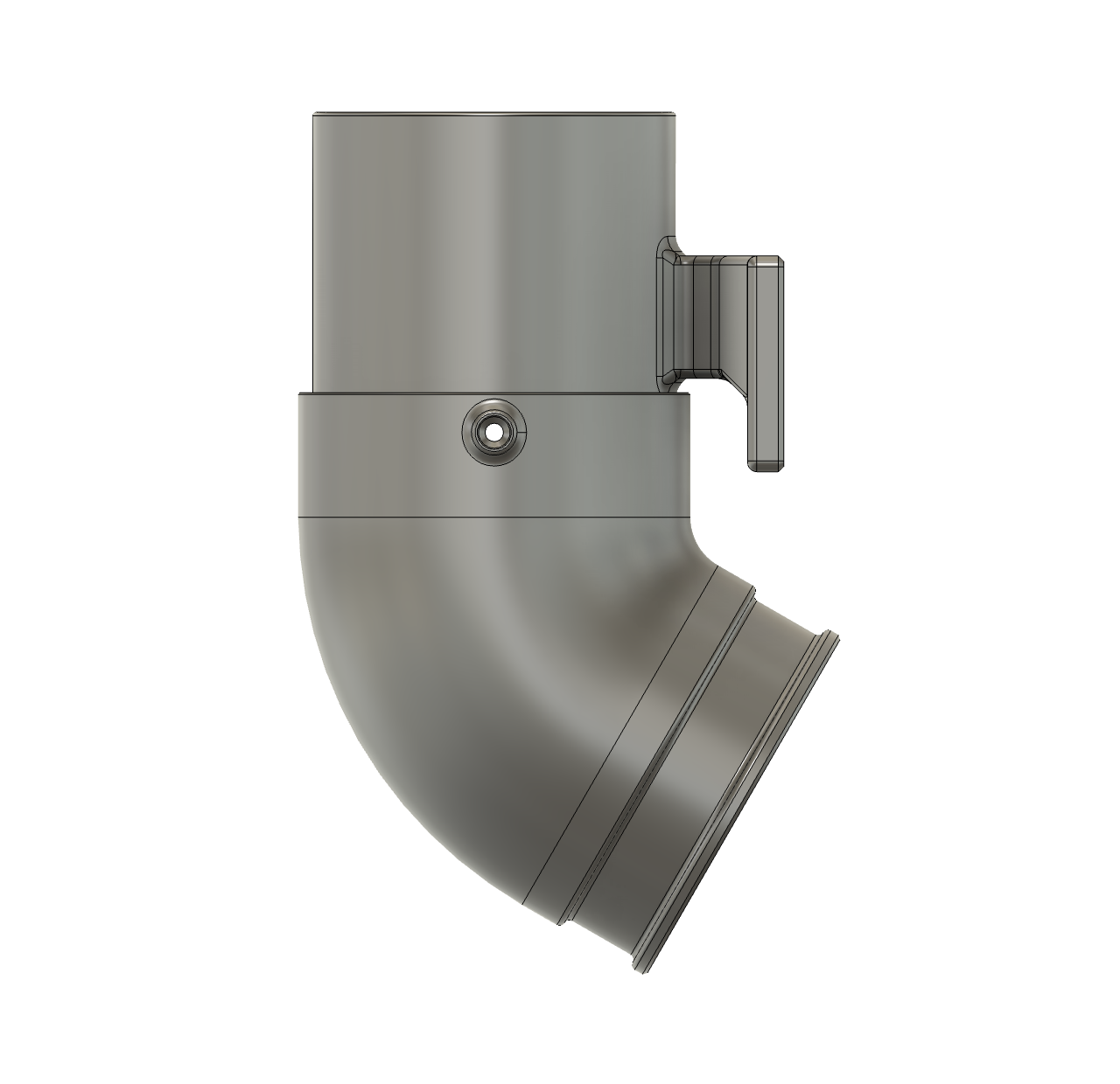 4in hose mount for DW735 Dewalt Planer
