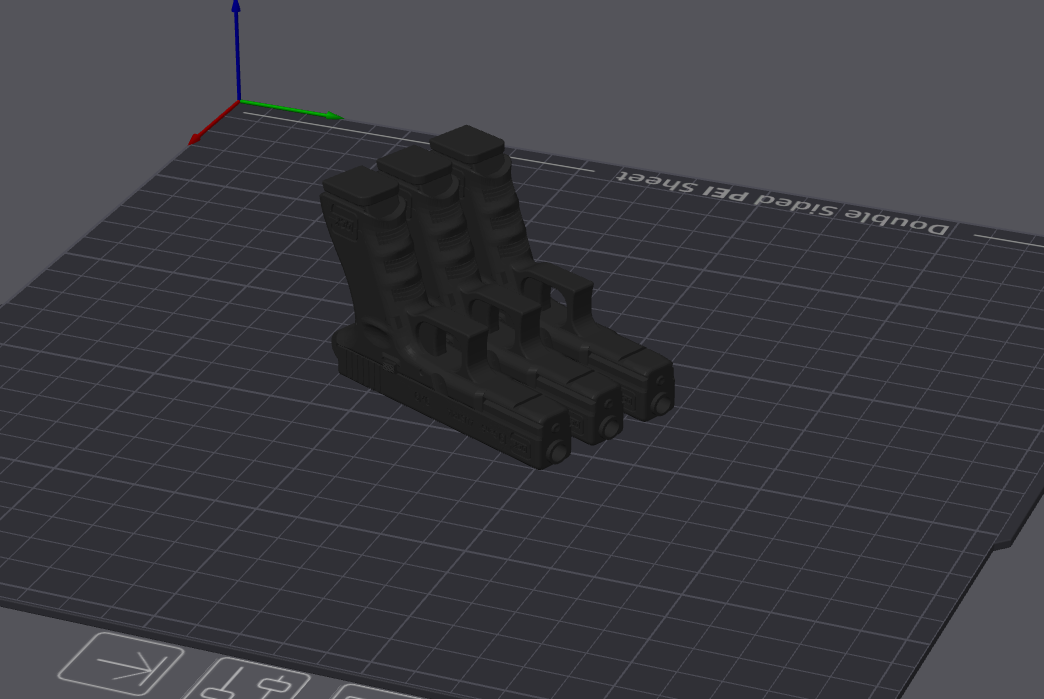 Glock keychain 3x