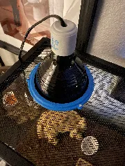 Parametric Reptile Lamp Clamp Bracket