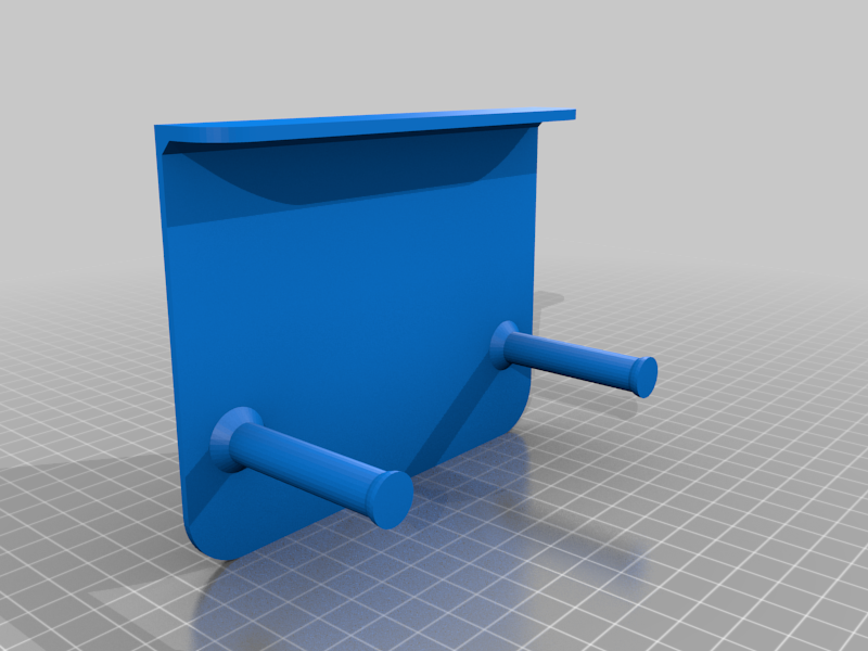DT12 Glass Billy Shelf Mount by Mike DaSilva Download free STL model