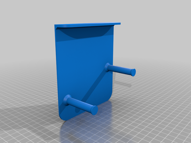 DL44 Glass Billy Shelf Mount by Mike DaSilva Download free STL model