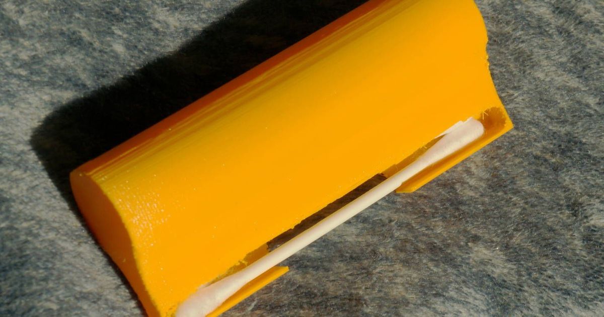 QTip dispenser (small) by Jack Download free STL model