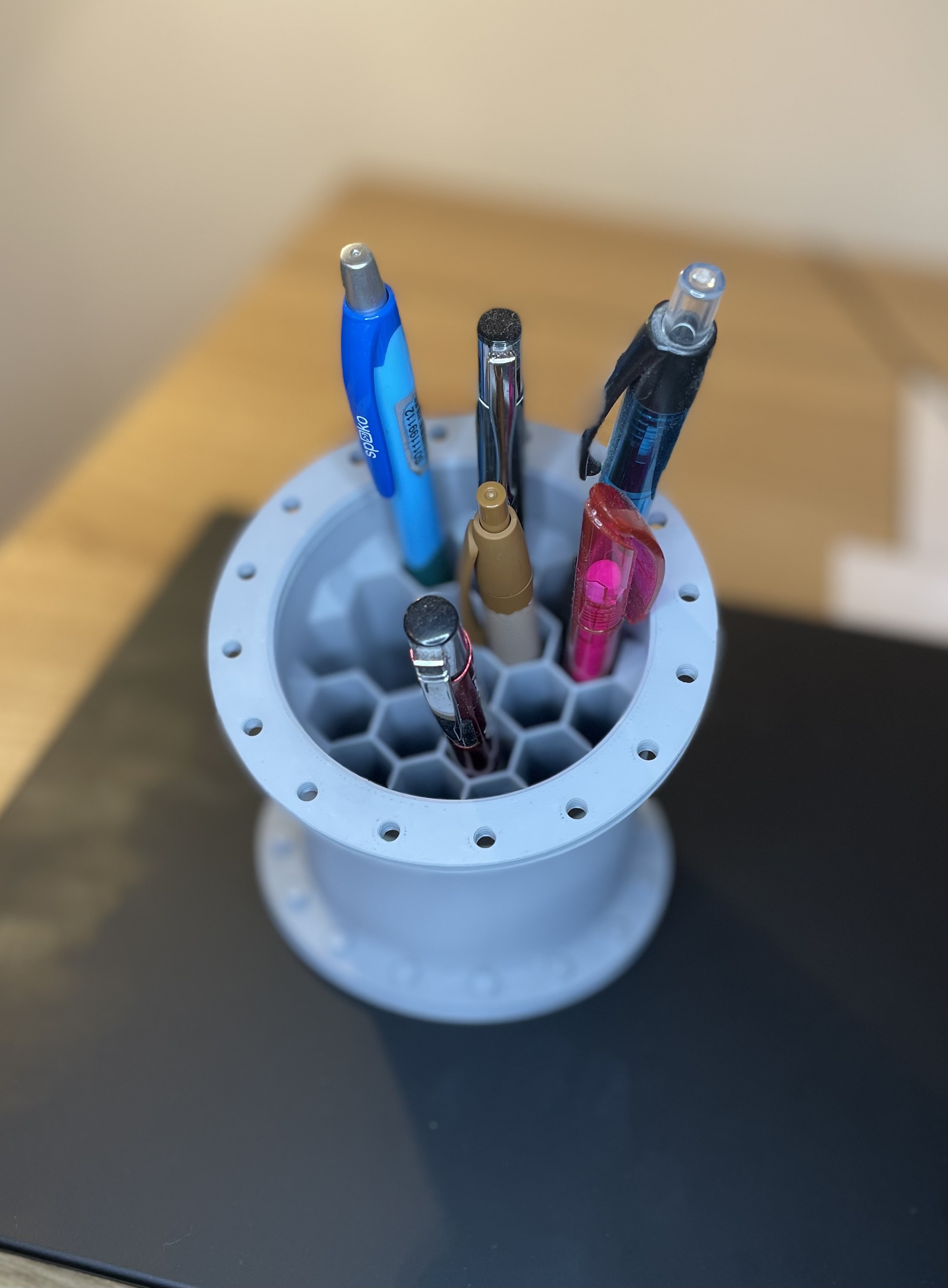 Pen holder industrial style by Martin Tulak Download free STL model