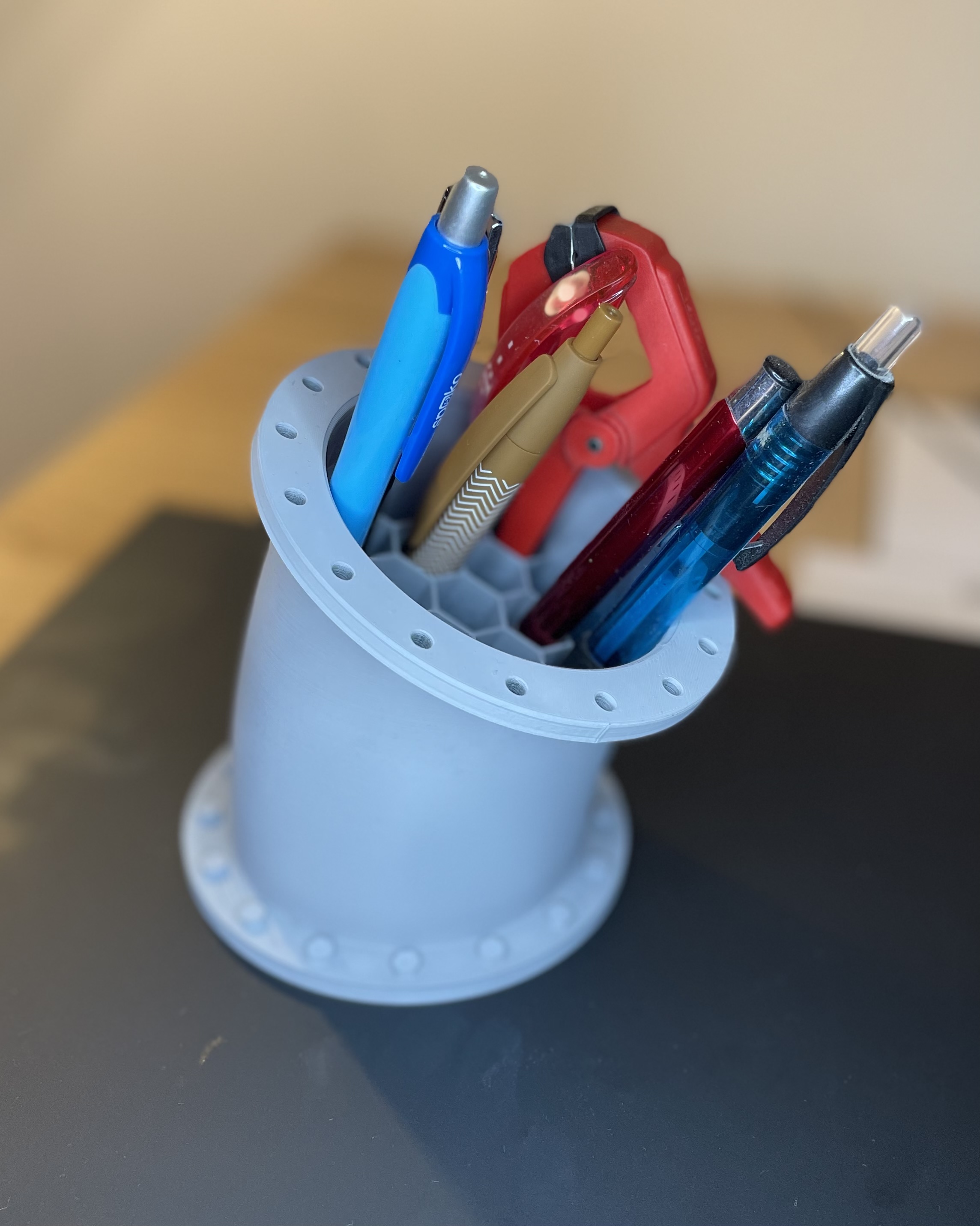 Pen holder industrial style by Martin Tulak Download free STL model